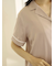 接触冷感サテンラインシャツ