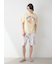 【ONLINE限定】【HOMME】スポーティーベアワンポイントTシャツ＆総柄ハーフパンツセット