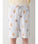 【HOMME】スポーティーベア総柄ハーフパンツ