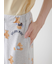 【HOMME】スポーティーベア総柄ハーフパンツ