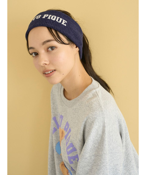 新品タグ付きジェラピケパーカー＆ヘアバンド ロゴヘアバンド｜ジェラートピケの通販｜&mall（アンドモール