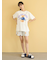 【ONLINE限定】スポーティーベアワンポイントTシャツ＆総柄ショートパンツセット