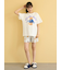 【ONLINE限定】スポーティーベアワンポイントTシャツ＆総柄ショートパンツセット