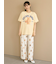 【ONLINE限定】スポーティーベアワンポイントTシャツ＆総柄ロングパンツセット