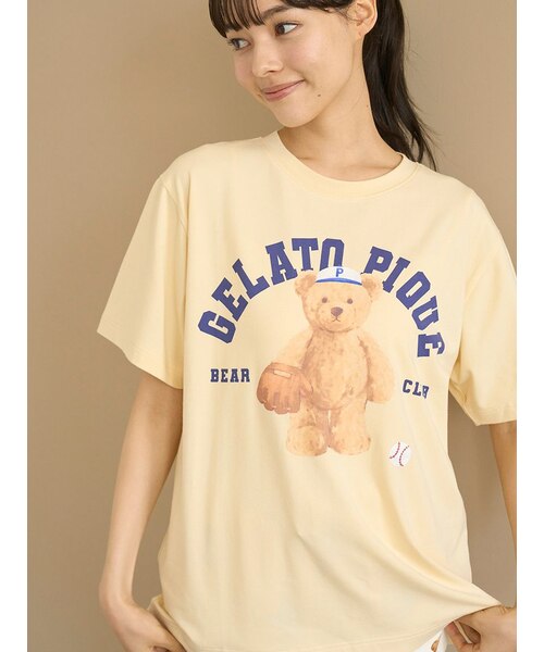 ONLINE限定】スポーティーベアワンポイントTシャツ＆総柄ロングパンツ