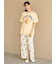 【ONLINE限定】スポーティーベアワンポイントTシャツ＆総柄ロングパンツセット