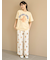【ONLINE限定】スポーティーベアワンポイントTシャツ＆総柄ロングパンツセット