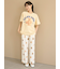 【ONLINE限定】スポーティーベアワンポイントTシャツ＆総柄ロングパンツセット
