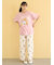 【ONLINE限定】スポーティーベアワンポイントTシャツ＆総柄ロングパンツセット
