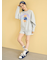 【ONLINE限定】スポーティーベア裏毛プルオーバー＆裏毛ショートパンツセット