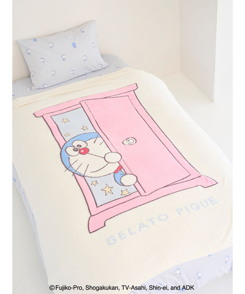 [ジェラート ピケ] ドラえもん【Sleep】 ジャガードマルチカバー ドラえもん】【Sleep】ジャガードマルチカバー｜ジェラートピケ
