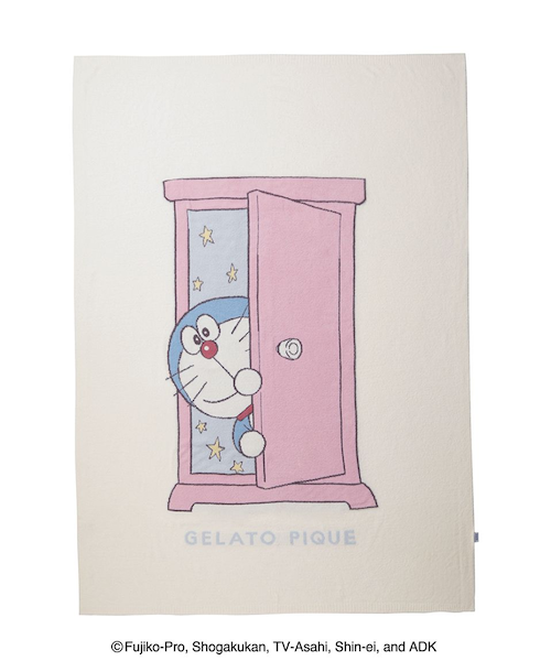 [ジェラート ピケ] ドラえもん【Sleep】 ジャガードマルチカバー gelato pique Sleep ベッド 寝具 「ドラえもん」「Sleep
