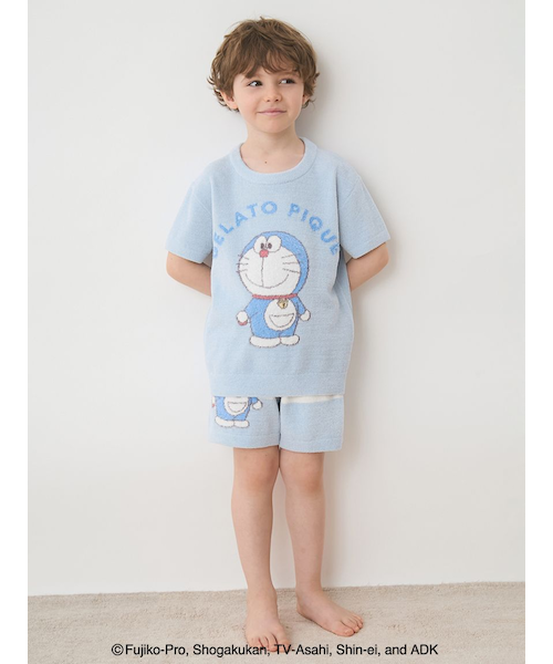 ドラえもん】【キッズ】ジャガードプルオーバー&ショートパンツセット
