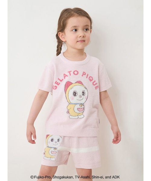 GELATO PIQUE ドラミ　ジャガードプルオーバー&ショートパンツセット gelato pique｜【ドラえもん】【レディース】ジャガードプル