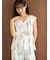 中花柄カップインプルオーバー