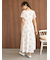 中花柄カップインワンピース