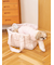 【CAT&DOG】ストロベリー柄キルティングキャリーバック