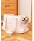 【CAT&DOG】ストロベリー柄キルティングキャリーバック