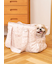 【CAT&DOG】ストロベリー柄キルティングキャリーバック