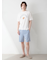 【ラッピング済み】【HOMME】レーヨンクッキーアイスサンドTシャツ&ハーフパンツSET