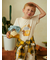 【KIDS】はちみつベア柄ワンポイントTシャツ