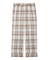 【HOMME】トレンドチェック柄ロングパンツ