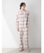 【HOMME】トレンドチェック柄ロングパンツ