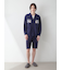 【HOMME】ロゴジャガードハーフパンツ