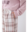 トレンドチェック柄ロングパンツ