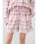 トレンドチェック柄ショートパンツ