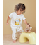 【BABY】はちみつベア柄ワンポイントTシャツ