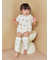【BABY】ベビモコフラワーロンパース