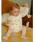【BABY】ベビモコフラワーロンパース