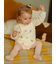 【BABY】ベビモコフラワーロンパース