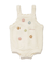 【BABY】ベビモコフラワーロンパース