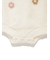 【BABY】ベビモコフラワーロンパース
