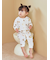 【BABY】はちみつベア柄ロンパース