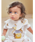 【ラッピング済み】【BABY】はちみつベア柄ブランケット&スタイSET