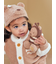【ラッピング済み】【BABY】ベビモコベアジャガードブランケット&ラトルSET