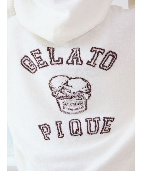 トラッドアイスクリームジャガードパーカー｜ジェラートピケの通販