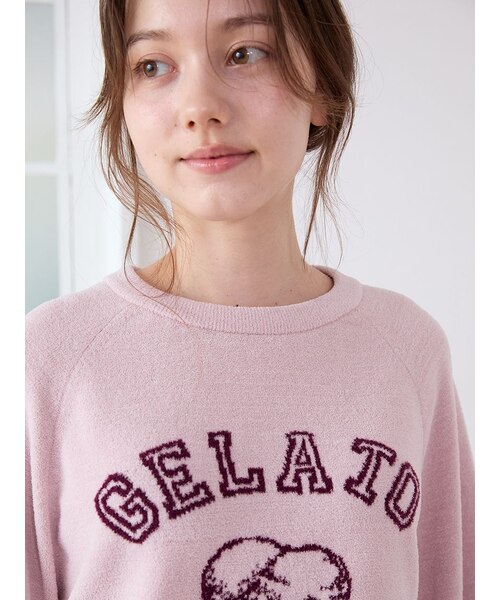 ジェラピケ　パジャマ　トラッドアイスクリームジャガードパーカー トラッドアイスクリームジャガードパーカー | ジェラート ピケ(gelato