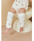 【BABY】ベビモコフラワーレッグウォーマー