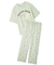 【ONLINE限定】【HOMME】sleeping cat ワンポイントTシャツ＆総柄ロングパンツセット