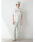 【ONLINE限定】【HOMME】sleeping cat ワンポイントTシャツ＆総柄ロングパンツセット