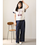 ワンポイントロングパンツ