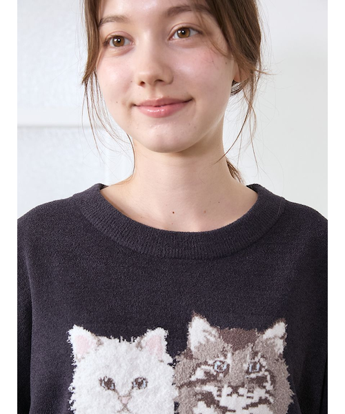 ツインキャットジャガードプルオーバー｜ジェラートピケの通販｜&mall