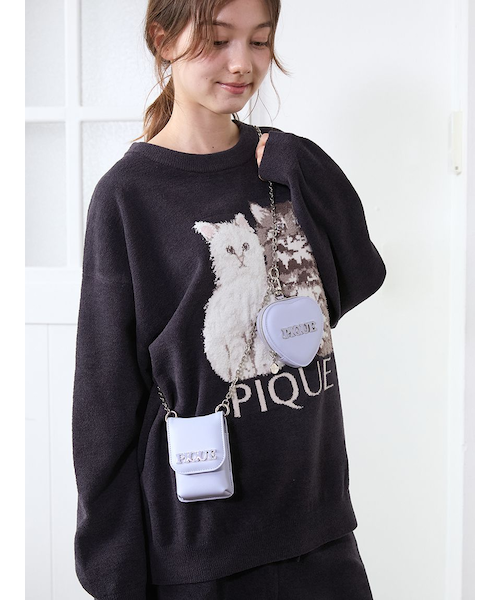 ツインキャットジャガードプルオーバー｜ジェラートピケの通販｜&mall