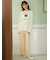 リブロングパンツ
