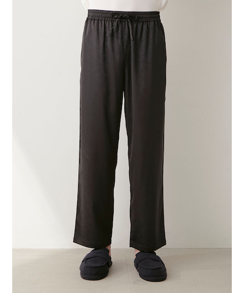 JOEL ROBUCHON】【HOMME】サテンジャガードロングパンツ｜ジェラート