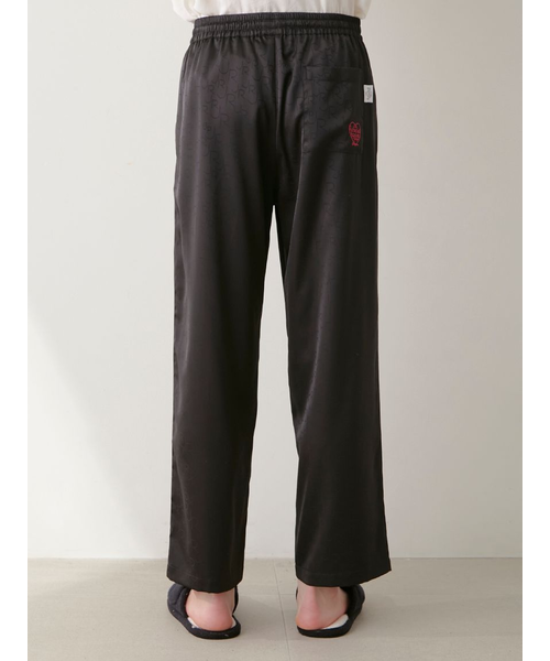 JOEL ROBUCHON】【HOMME】サテンジャガードロングパンツ｜ジェラート